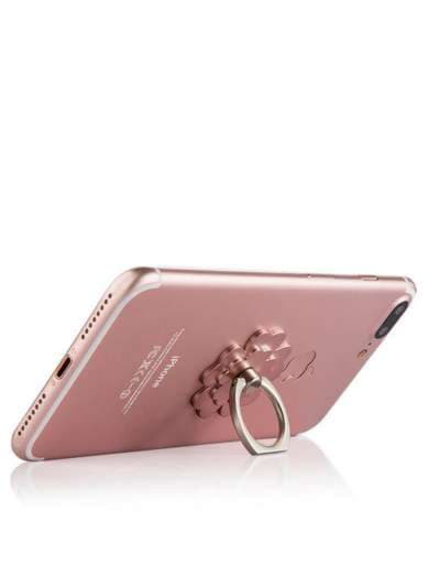 Стильний тримач телефону квітка рожевий. Зображення товару, вид 3