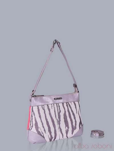 Літня сумка з вышивкою, модель 150872 корал-сірий. Зображення товару, вид ззаду.