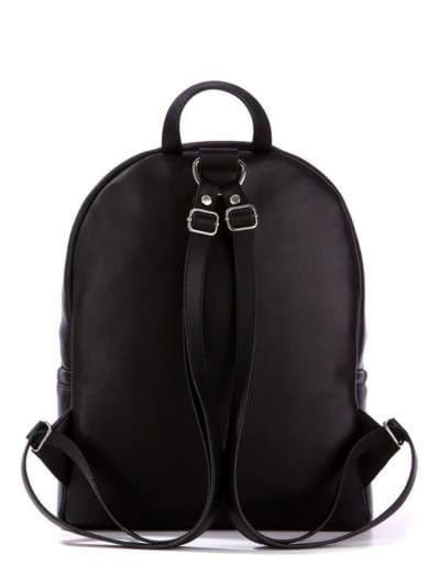 Стильний рюкзак, модель 172967 чорний. Зображення товару, вид ззаду.