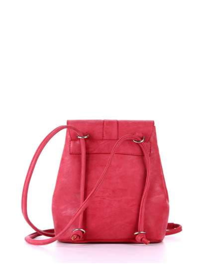 Модний міні-рюкзак, модель 172743 червоний. Зображення товару, вид ззаду.