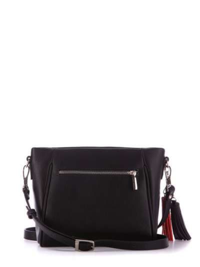 Брендова сумка маленька, модель 172596 чорний. Зображення товару, вид ззаду.