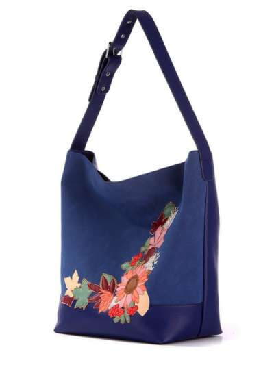 Модна сумка, модель 172912 синій. Зображення товару, вид додатковий.