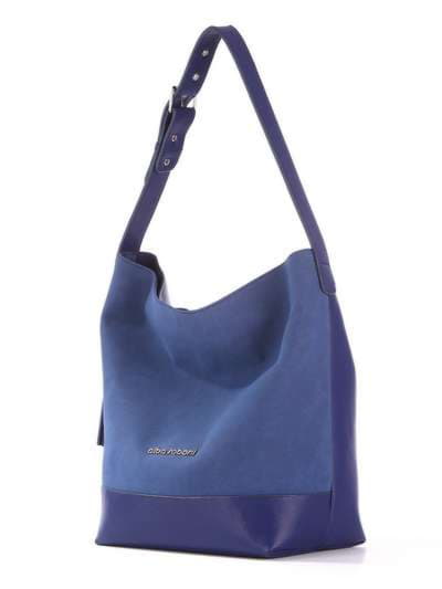Стильна сумка, модель 172917 синій. Зображення товару, вид додатковий.