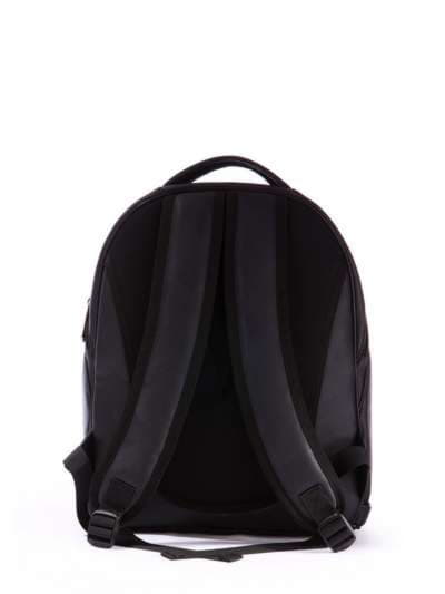 Жіночий рюкзак з вышивкою, модель 171305 чорний. Зображення товару, вид додатковий.