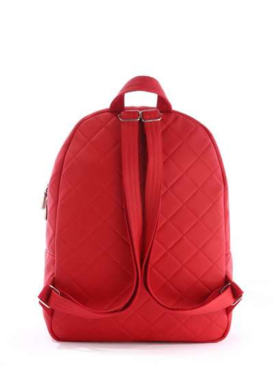 Шкільний рюкзак, модель 171343 червоний. Зображення товару, вид ззаду.