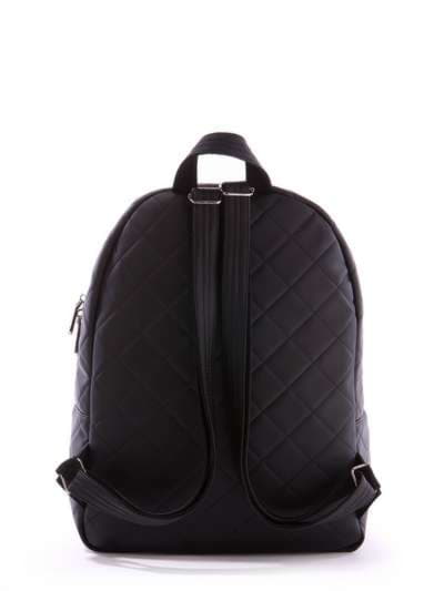 Брендовий рюкзак, модель 171346 чорний. Зображення товару, вид ззаду.
