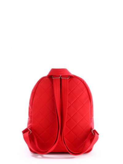 Стильний рюкзак, модель 171363 червоний. Зображення товару, вид ззаду.