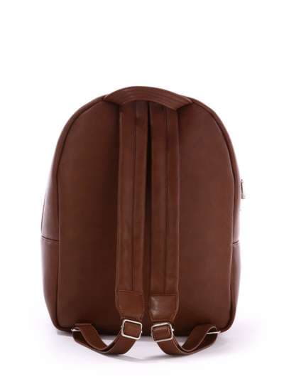 Модний рюкзак з вышивкою, модель 171373 коричневий. Зображення товару, вид додатковий.