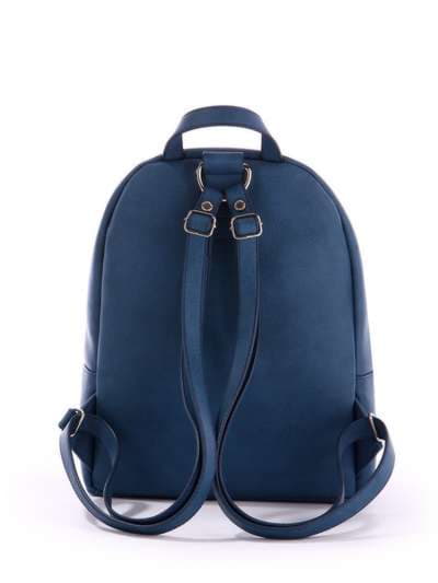 Шкільний рюкзак з вышивкою, модель 171382 синій. Зображення товару, вид додатковий.