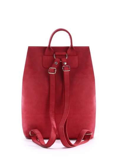 Модний рюкзак, модель 171461 червоний. Зображення товару, вид ззаду.