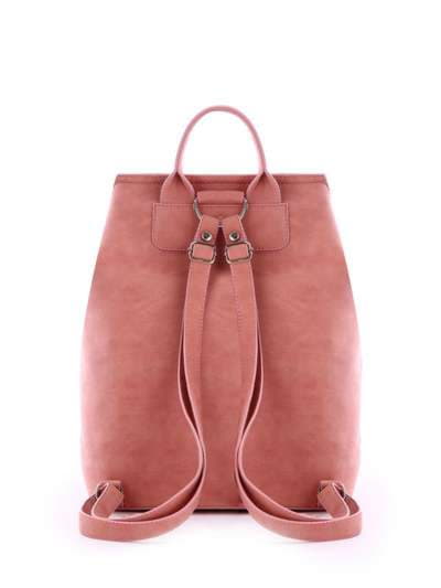 Брендовий рюкзак, модель 171462 рожевий. Зображення товару, вид ззаду.