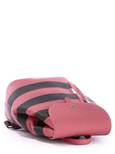Брендовий рюкзак, модель 171481 рожевий-сірий. Зображення товару, вид додатковий.