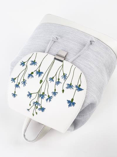 Фото товара: рюкзак 230202 білий-св.сірий. Фото - 6.