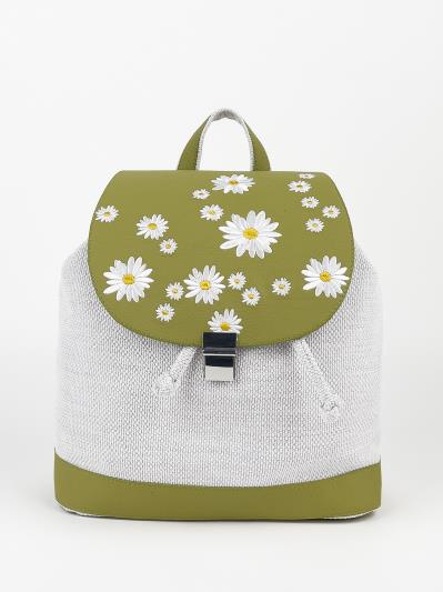 Фото товара: рюкзак 230208 фісташковий-св.сірий. Фото - 1.