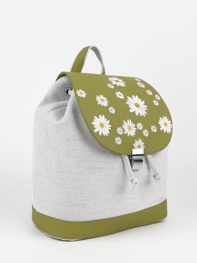 Фото товара: рюкзак 230208 фісташковий-св.сірий. Фото - 2.