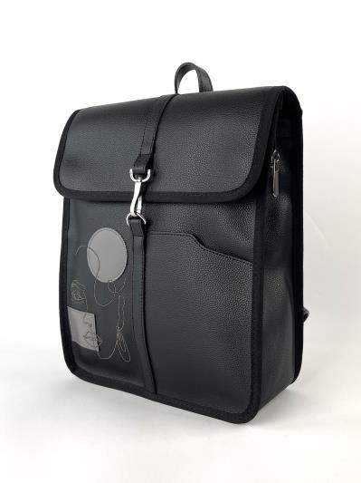 Фото товара: рюкзак з відділенням для ноутбука 240101 чорний. Фото - 1.