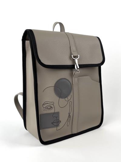 Фото товара: рюкзак з відділенням для ноутбука 240102 світло-сірий. Фото - 3.