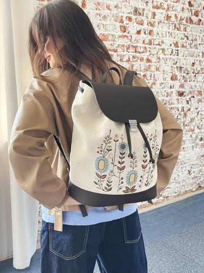 Фото товара: рюкзак з відділенням для ноутбука 260360 бежево-коричневий. Фото - 1.