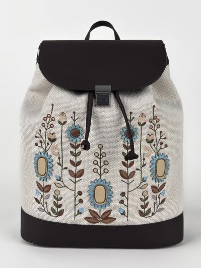 Фото товара: рюкзак з відділенням для ноутбука 260360 бежево-коричневий. Фото - 2.