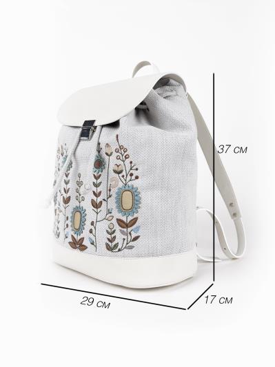 Фото товара: рюкзак з відділенням для ноутбука 260361 білий-св.сірий. Фото - 7.