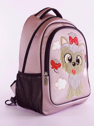 Фото товара: шкільний рюкзак 211704 рожевий. Вид 3.