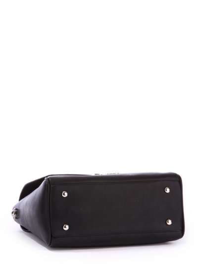 Молодіжна сумка-портфель, модель 171441 чорний. Зображення товару, вид додатковий.