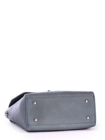 Шкільна сумка-портфель, модель 171444 сіро-блакитний. Зображення товару, вид додатковий.