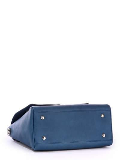 Молодіжна сумка-портфель, модель 171445 синій. Зображення товару, вид додатковий.