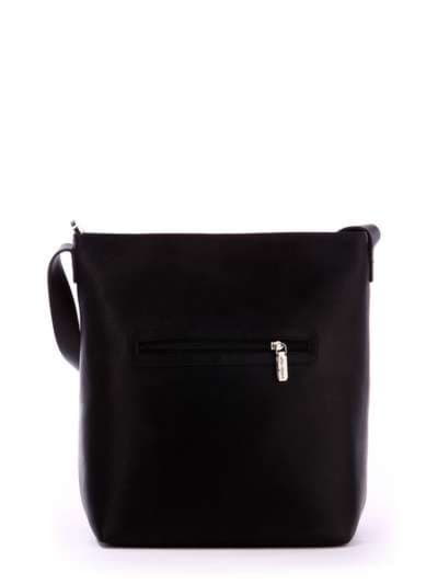 Молодіжна сумка з вышивкою, модель 171391 чорний. Зображення товару, вид додатковий.