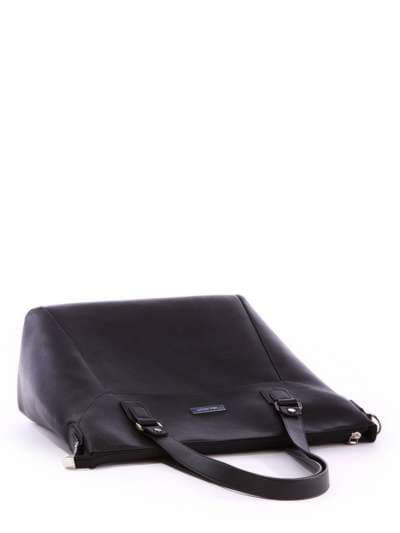 Стильна сумка, модель 171431 чорний. Зображення товару, вид додатковий.