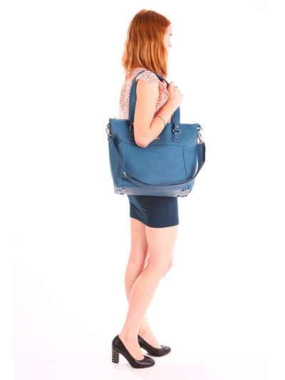 Шкільна сумка, модель 171435 синій. Зображення товару, вид додатковий.