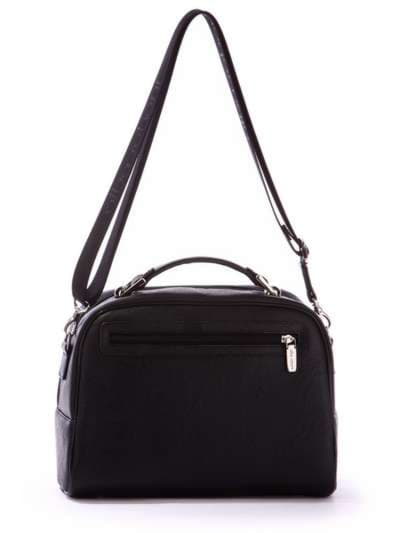 Брендова молодіжна сумка з вышивкою, модель 171325 чорний. Зображення товару, вид додатковий.
