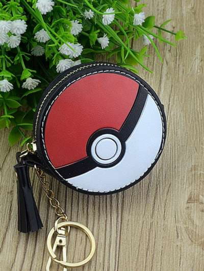 Модний брелок міні сумочка pokemon elf чорний. Зображення товару, вид 3