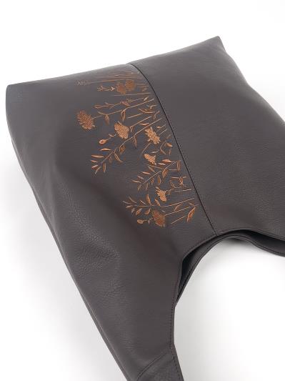 Фото товара: сумка 250243 темний шоколад. Фото - 5.