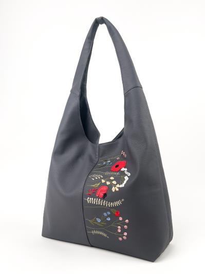 Фото товара: сумка 250244 графіт. Фото - 2.