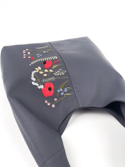 Фото товара: сумка 250244 графіт. Фото - 5.