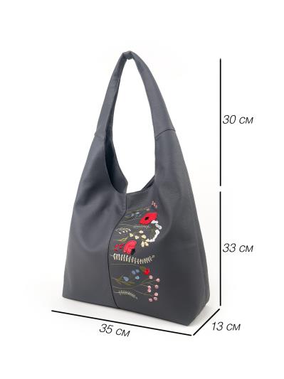 Фото товара: сумка 250244 графіт. Фото - 8.