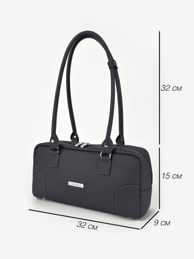 Фото товара: сумка 260006 графіт. Фото - 7.