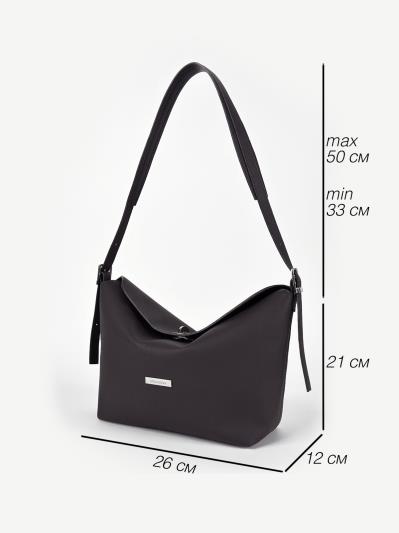 Фото товара: сумка 260022 темний шоколад. Фото - 9.