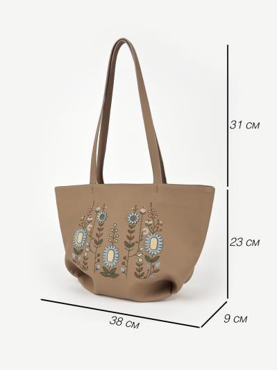 Фото товара: сумка 260380 темно-бежевий. Фото - 7.