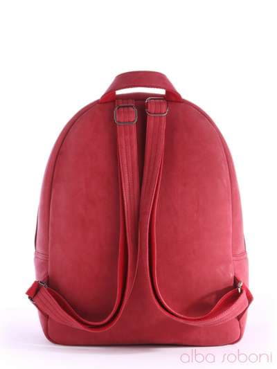 Брендовий рюкзак, модель 162072 червоний. Зображення товару, вид ззаду.