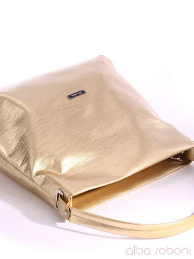 Брендова сумка, модель 162050 золото. Зображення товару, вид додатковий.