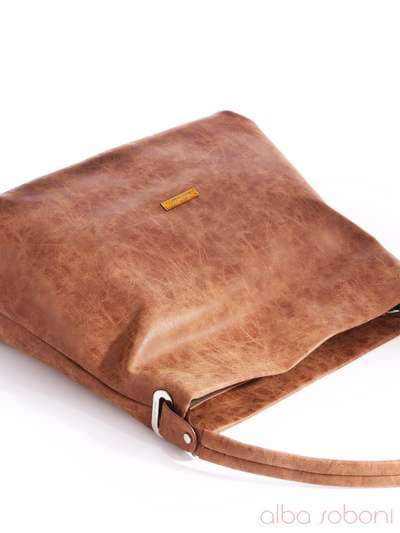 Модна сумка, модель 162051 коричневий. Зображення товару, вид додатковий.
