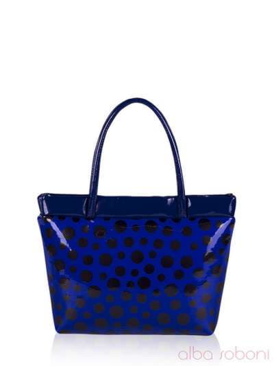 Стильна дитяча сумочка з вышивкою, модель 0183 синій. Зображення товару, вид ззаду.