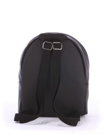 Стильний дитячий рюкзак з вышивкою, модель 0681 чорний. Зображення товару, вид додатковий.