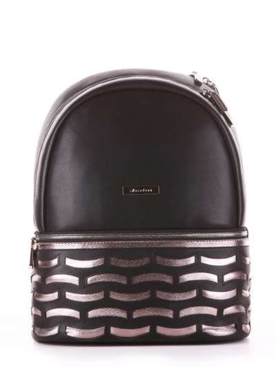 Шкільний рюкзак, модель 181433 чорний. Зображення товару, вид збоку.