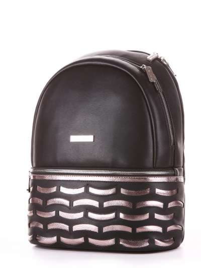Шкільний рюкзак, модель 181433 чорний. Зображення товару, вид ззаду.