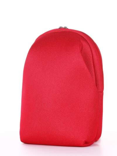 Брендовий рюкзак, модель e18124 червоний. Зображення товару, вид ззаду.