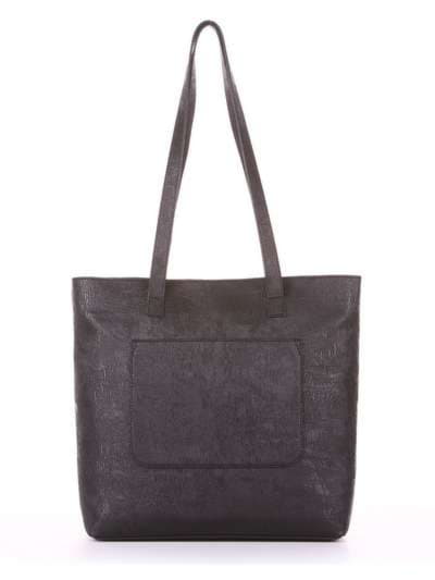 Стильна сумка, модель 181801 чорний. Зображення товару, вид додатковий.