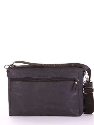 Брендова сумка, модель 181631 чорний. Зображення товару, вид додатковий.
